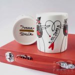 Pokladnička porcelánová - svatební ptáčci – Hledejceny.cz