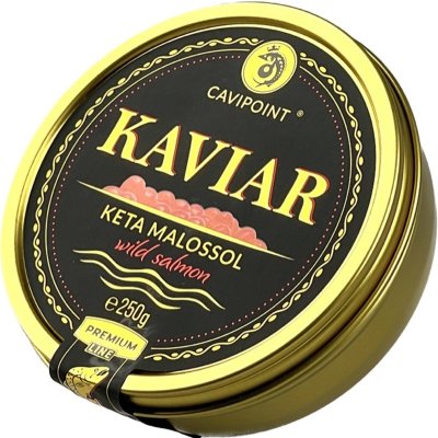 CAVIPOINT kaviár z divok. lososa "KETA GOLD", 250 g – Hledejceny.cz