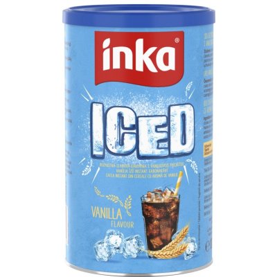 Inka Iced Rozpustná bezkofeinová obilná kávovina s vanilkovou příchutí 120 g – Hledejceny.cz