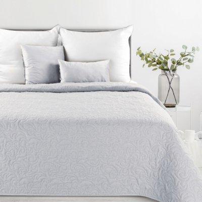 EUROFIRANY přehoz na postel LEN STŘÍBENÝ 170 x 210 cm – Zboží Dáma