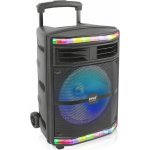 Přenosný karaoke Bluetooth reproduktor Pyle PPHP1044B černý 600 W 10palcový subwoofer – Hledejceny.cz