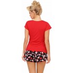 Donna Santi krátké bavlněné dámské červeno černé – Zbozi.Blesk.cz