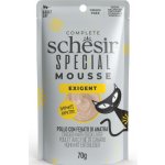 Schesir Cat Special Mousse Exigent kuře játra 70 g – Sleviste.cz