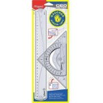 Maped Sada pravítek Geometric Maxi 3dílná pro leváky čiré 897118 – Zboží Dáma