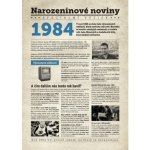 Narozeninové noviny 1984 s vlastním textem a fotografií S fotografií – Zboží Mobilmania