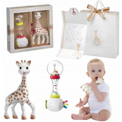 Vulli Dárkový set žirafa Sophie + měkké marakasy – Sleviste.cz