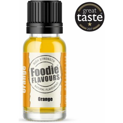 Foodie Flavours Přírodní koncentrované aroma 15 ml pomeranč – Sleviste.cz
