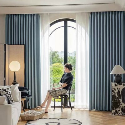 ARÔME HOME Závěs zatemňovací modrý denim, 135 x 245 cm – Sleviste.cz