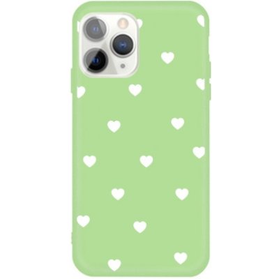 PROTEMIO 23253 HEARTS Ochranný kryt Apple iPhone 11 Pro HEARTS zelený – Zboží Mobilmania