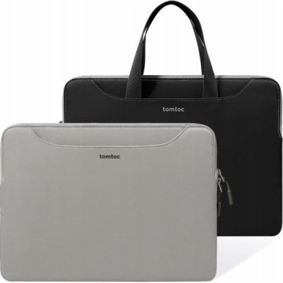tomtoc Light-A21 Dual-color Slim Pouzdro s poutkem pro 13.5" šedá TOM-A21D3D1 – Zboží Živě