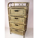 Axin Trading Ratanová 2 zásuvky – Zboží Mobilmania