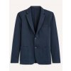 Pánské sako Celio Úpletový blazer Bujess Tmavě modrá