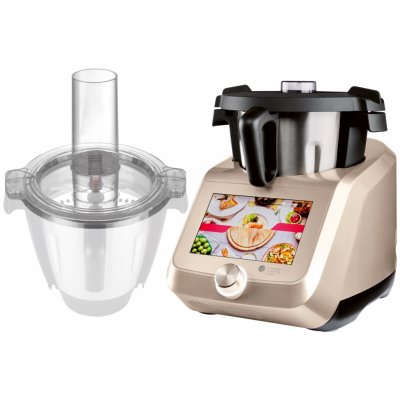 SilverCrest Monsieur Cuisine Smart Champagner SKMS 1200 B1 + nástavec SFMC 4 B2 – Zboží Dáma