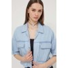 Dámská košile Tommy Jeans dámská s klasickým límcem DW0DW17801 modrá