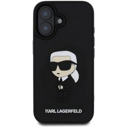 Karl Lagerfeld 3D Rubber Ikonik pro iPhone 16 Black