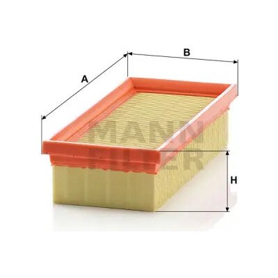 MANN FILTER Vzduchový filtr C 2039 – Hledejceny.cz