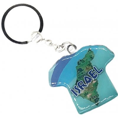 Přívěsek na klíče Tričko ISRAEL s mapou – Sleviste.cz