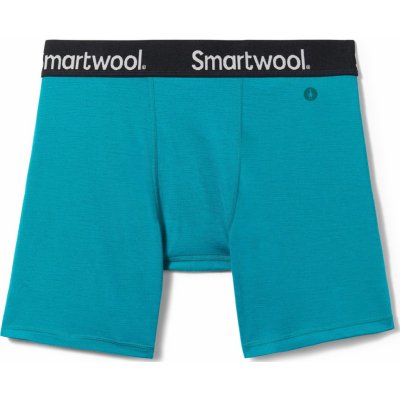 Smartwool pánské boxerky Boxer Brief Boxed modrá zelená