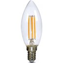 Solight žárovka LED WZ401A E14, 230V, 4W, 440lm, teplá bílá, retro, svíčka