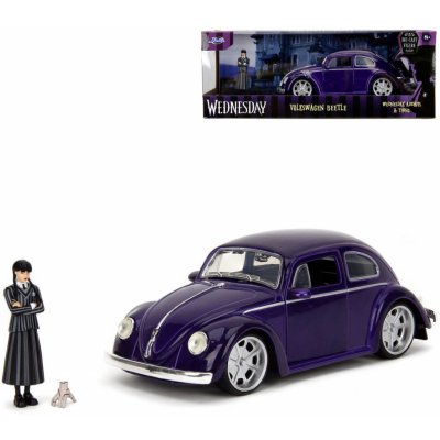 Jada Wednesday auto 1972 VW Beetle a figurka Wednesday 1:24 – Sleviste.cz