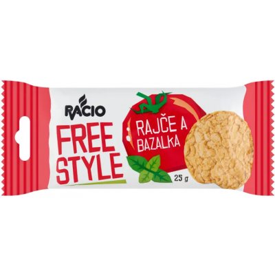 Racio Free Style Rýžové chlebíčky s příchutí rajče a bazalka 25 g – Zboží Dáma