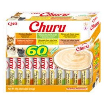 Inaba Churu cat snack kuře mix 60 x 14 g
