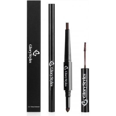 GloryStyles Tužka na obočí 3v1 tmavě hnědá 01 20 g – Sleviste.cz
