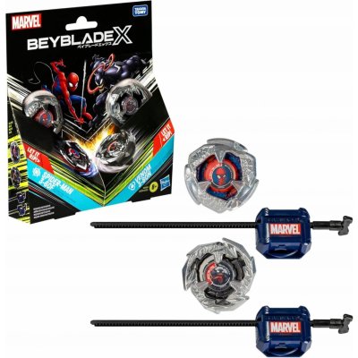 Beyblade X Marvel Multipack: Spider-Man 3-60F and Venom 3-80N – Zboží Živě