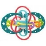 Ikonka Chrastítko a kousátko senzorické tyrkysové – Zboží Dáma