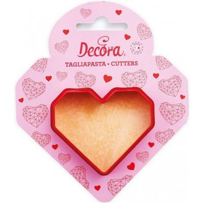 Vykrajovátko geometrické srdce 1ks - Decora – Hledejceny.cz