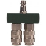 PROTECO 10.2503-RV-2 rozdělovač vzduchu s rychlospojkami, 2 ventily – Zboží Mobilmania