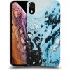 Pouzdro a kryt na mobilní telefon Apple Pouzdro Picasee silikonové Apple iPhone XR - Organic blue čiré