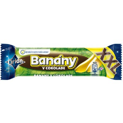 ORION BANÁNY v čokoládě XXL 60 g – Sleviste.cz