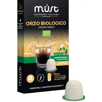 Must Orzo biologico Ječmenný bio nápoj do Nespresso 10 ks – Zboží Mobilmania