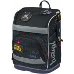 Baagl aktovka ZIPPY PLUS PIXEL SPACE černá šedá – Zboží Dáma