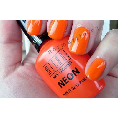 Milani USA lak na nehty Neon 502 Awesome Orange neon oranžová 13,2 ml od 50  Kč - Heureka.cz