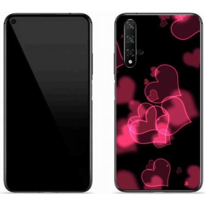 mmCase gelový kryt Huawei Nova 5T - červená srdíčka – Zboží Živě