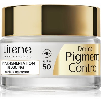 Lirene Derma Pigment Control Cream SPF 50 rozjasňující hydratační krém proti pigmentovým skvrnám SPF 50 50 ml – Zboží Dáma