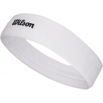 Wilson U Terry Logo Headband Bílá Černá – Hledejceny.cz