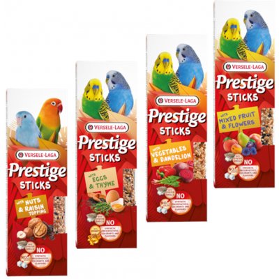 Versele-Laga Prestige Sticks tyčinky mix pro andulky 8 x 2 480 g – Hledejceny.cz