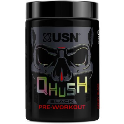 USN Qhush Black 220 g – Zboží Mobilmania