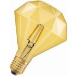 Osram LED světelný zdroj Deco Diamond, 4 W, 470 lm, teplá bílá, E27 VINTAGE 1906 LED CL DIAMOND FIL GO – Hledejceny.cz