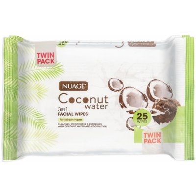 NUAGÉ COCONUT WATER vlhčené ubrousky 25 ks – Hledejceny.cz