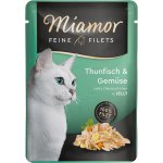 Finnern Miamor Cat filety tuňák & zelenina 100 g – Hledejceny.cz