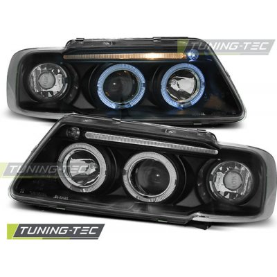 Tuning-Tec Přední čirá světla Audi A3 (1996 - 2000) - černé - Angel Eyes – Hledejceny.cz
