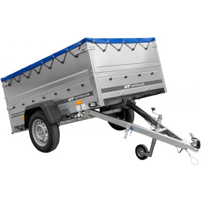 UNITRAILER GARDEN 201 KIPP s bočnicemi BIS a modrou plachtou | Zboží Auto