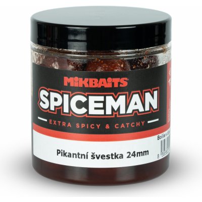 Mikbaits Boilies V Dipu Spiceman Pikantní Švestka 250 ml 16 mm – Zboží Mobilmania
