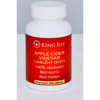 Kingray APPLE CIDER VINEGAR (jablečný ocet) 60 kapslí