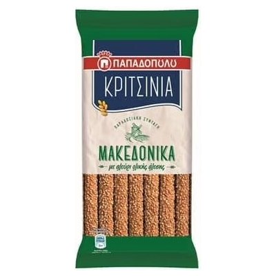 Papadopoulou Papadopoulos Kritsinia pšeničné tyčinky se sezamem 200 g – Zbozi.Blesk.cz