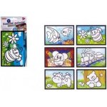 SMT Creatoys Kouzelné malování vodou asst 6 druhů na kartě 11x21cm 18ks v boxu – Sleviste.cz